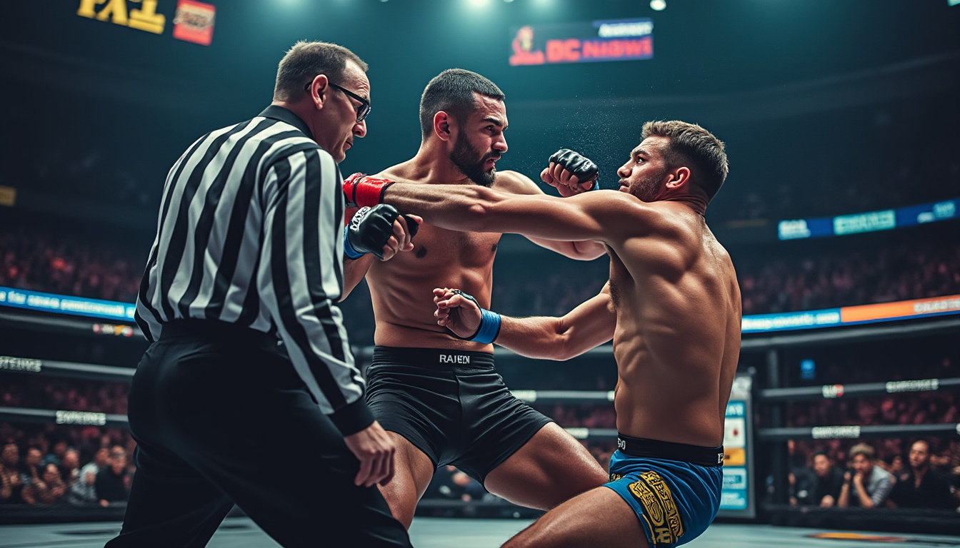 Les hommes en noir : cinq arbitres qui ont changé le MMA