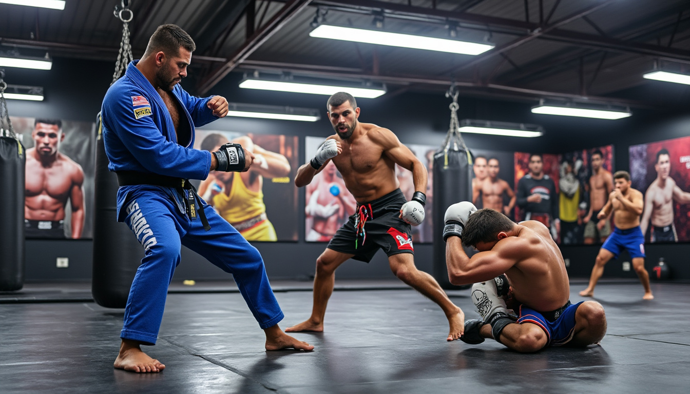 Les piliers du MMA : boxe, lutte, jiu-jitsu et disciplines fondamentales