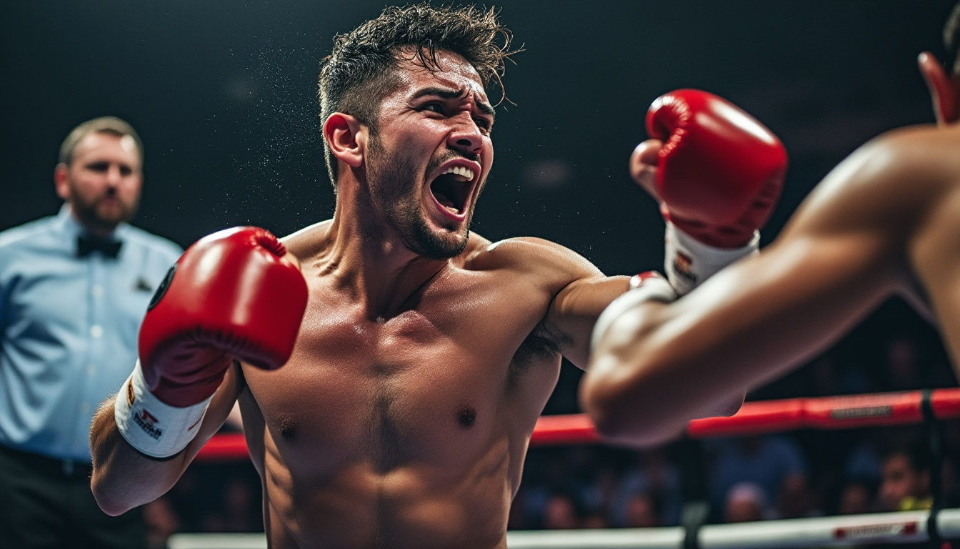 Pratiquants de MMA travaillant ensemble en sparring léger après plusieurs mois d'entraînement