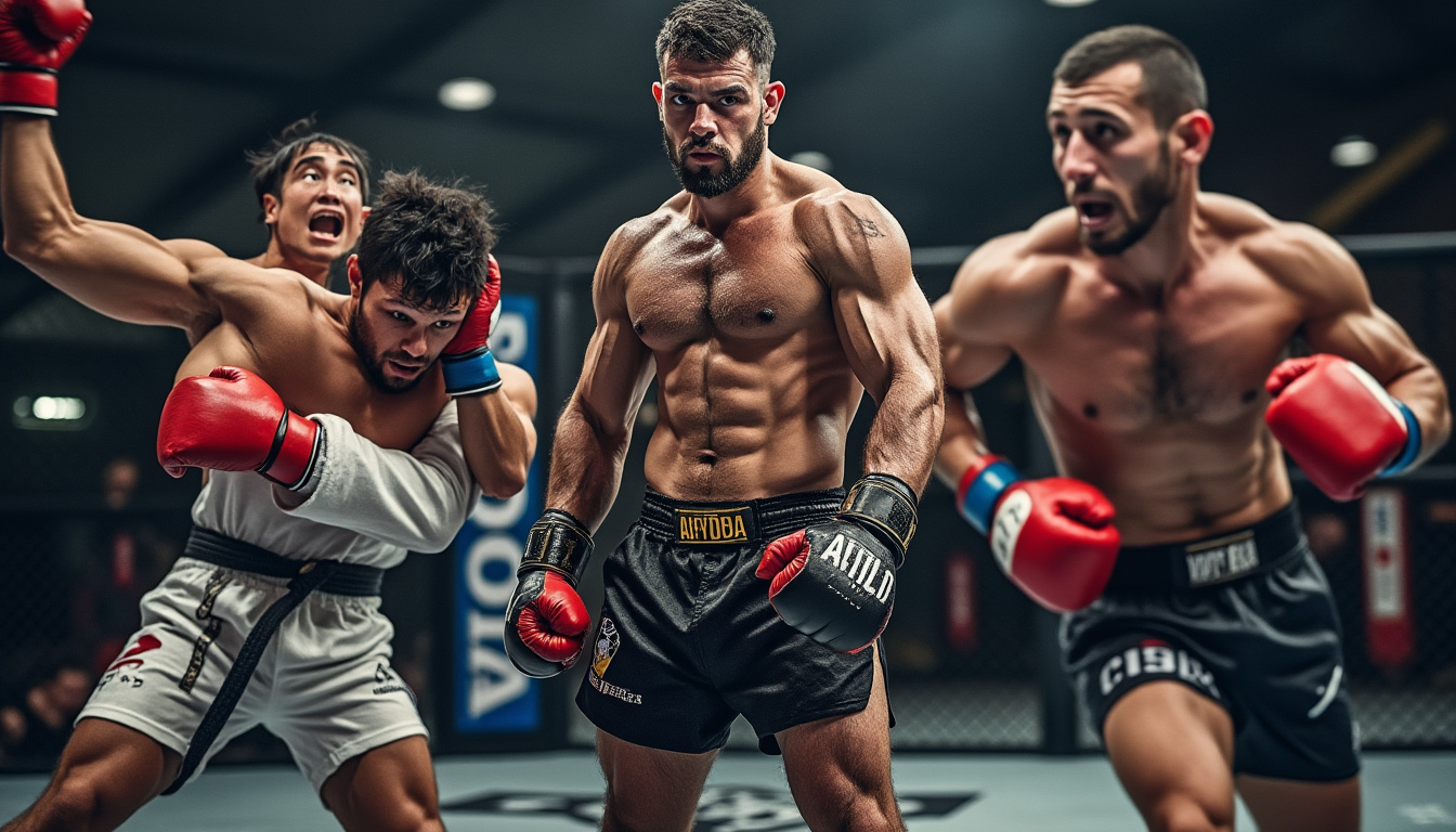 Les techniques fondamentales du MMA - striking et grappling