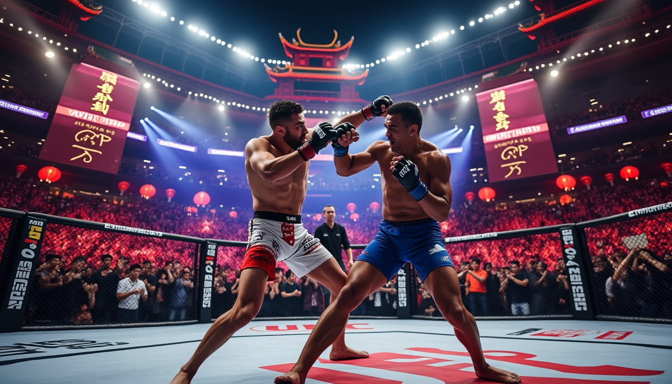 La stratégie de l'UFC en Chine : conquête du plus grand marché mondial