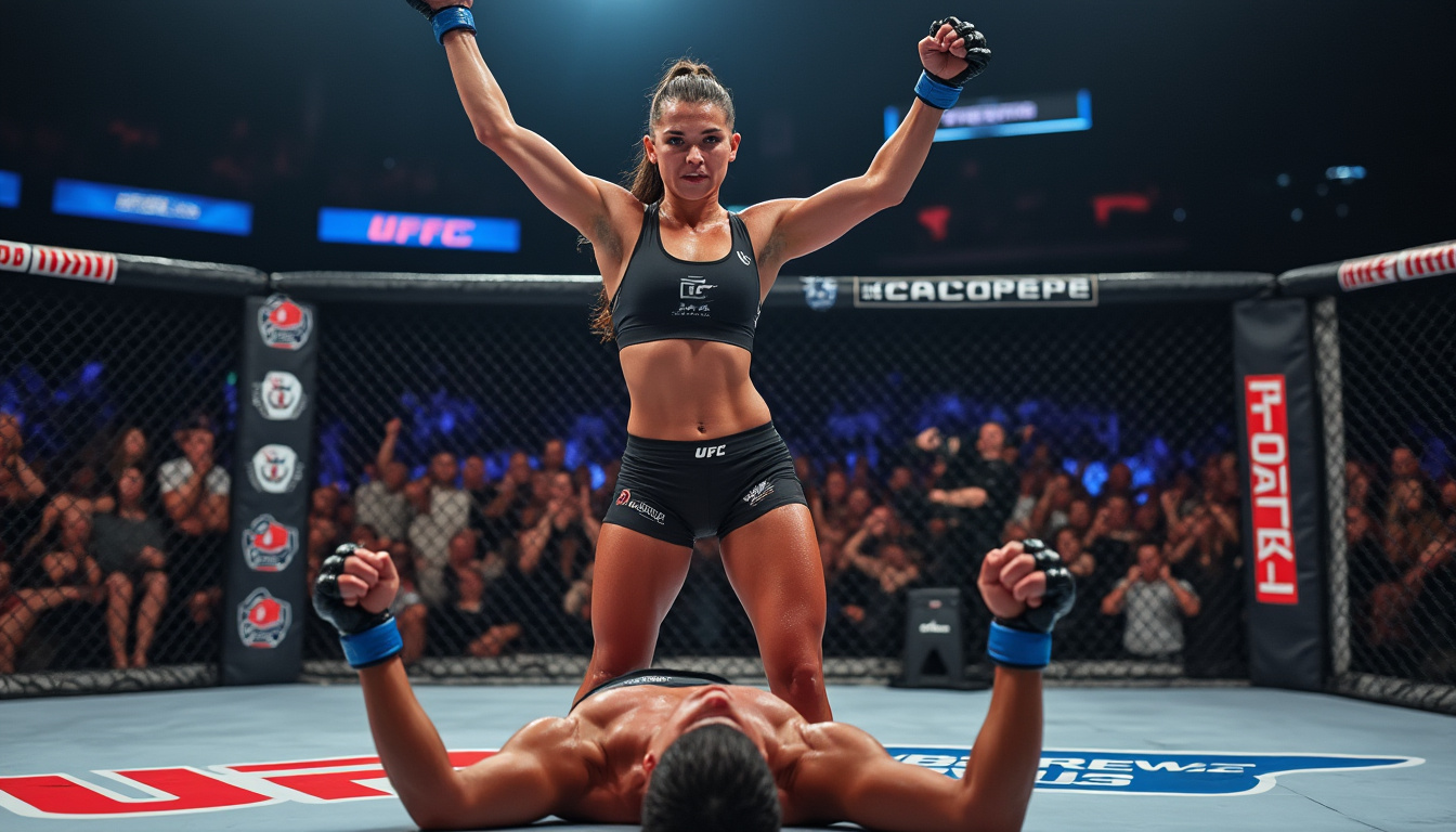 Nora Cornolle : portrait de la pionnière française qui conquiert l'UFC